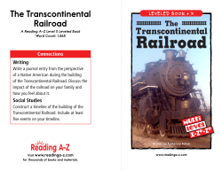 The Transcontinental Railroad