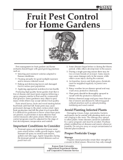 C592 Fruit Pest Control for Home Gardens