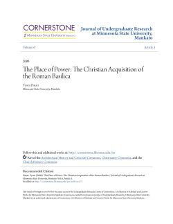 The Place of Power: The Christian Acquisition of the