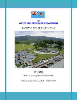 fiji water and sewerage department tamavua water