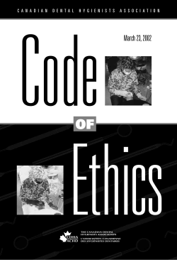 CDHA Ethics English