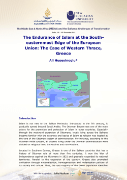 The Endurance of Islam at the South