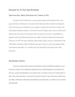 The Cuban Revolution - Oxford University Press