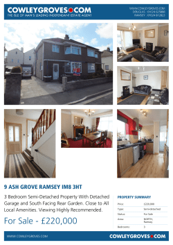 For Sale - Cowley Groves