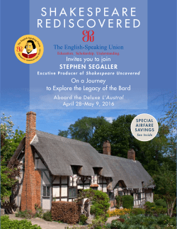 Shakespeare Rediscovered - English