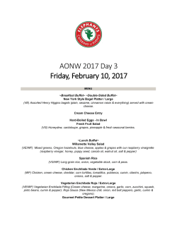 AONW 2017 Day 3 Friday, February 10, 2017