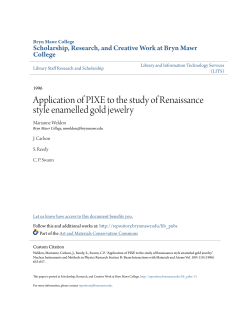 Application of PIXE to the study of Renaissance style enamelled