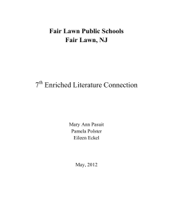 Fair Lawn Public Schools Fair Lawn, NJ