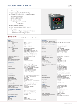 AUTOTUNE PID CONTROLLER X96 - Radix Electrosystems Pvt Ltd