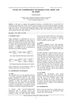study of compression technique ezw, spiht and 3d_spiht