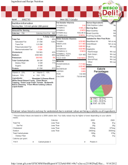 Nutrition Information