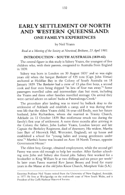 early settlement of north and western queensland