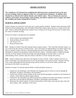 Standards - Archdiocese of Cincinnati