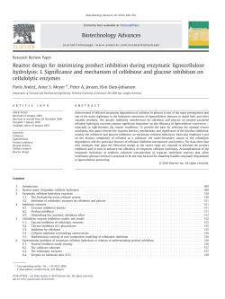 Reactor design for minimizing product inhibition during