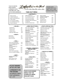 take out menu place orders at 631.473