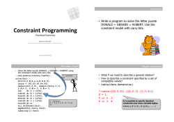 Constraint)Programming)