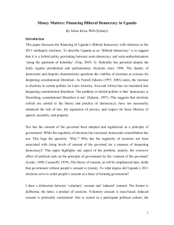 Financing Illiberal Democracy in a Poverty