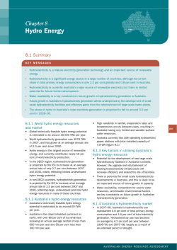 Australian Energy Resource Assessment - Chapter 8
