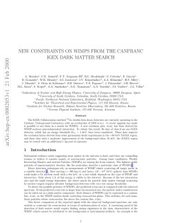 New constraints on WIMPs from the Canfranc IGEX dark matter search