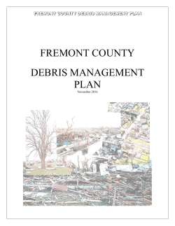 Debris Management Plan