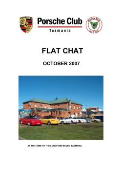 flat chat october 2007