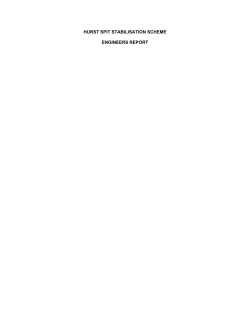 Hurst Spit Engineers Report - New Forest District Council