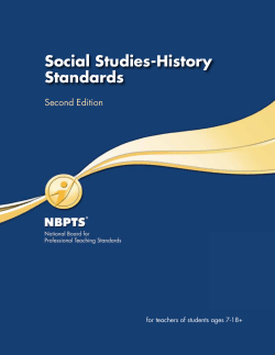 Social Studies-History Standards