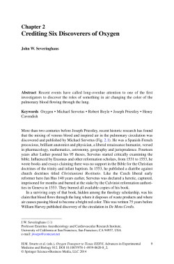 Crediting Six Discoverers of Oxygen