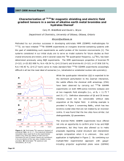 Characterization of 79/81Br magnetic shielding and electric field