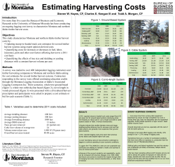 2011 Estimating Harvesting Costs