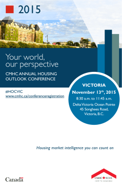 CMHC Annual HOUSING OUTLOOK Conferences