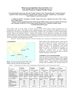 Monsoon precipitation characteristics over Asia and Western