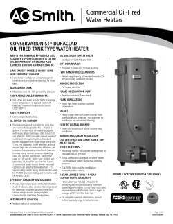 Commercial Oil-Fired Water Heaters