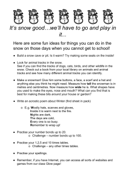 It`s snow good&hellip;we`ll have to go and play in it