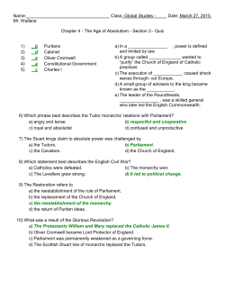 Chapter 4 - The Age of Absolutism - Section 3