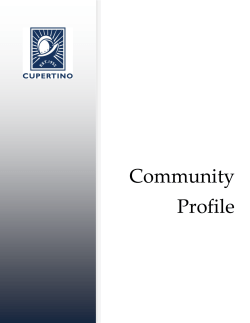 Community Profile - City of Cupertino