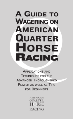 QUARTER RACING - South Dakota Horse Racing