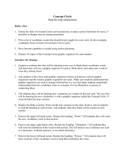 Concept Circle Step-by