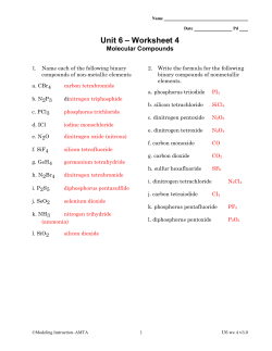 UNIT 6 Worksheet 4 (answer key)