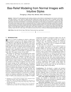 Bas-Relief Modeling from Normal Images with Intuitive Styles