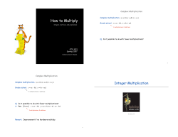 Matrix multiplication