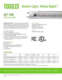 3FT 14W - Toggled