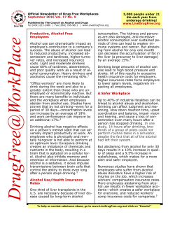 DrugFree@W orkPlace