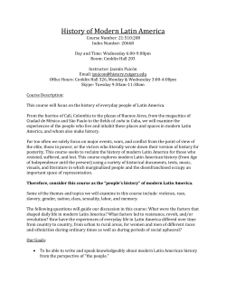 History of Modern Latin America