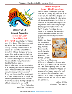Treasure Island Art Guild – January 2014