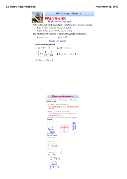 4.2 Notes Alg1.notebook