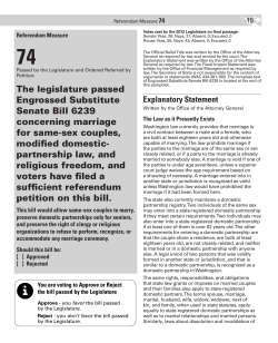 The legislature passed Engrossed Substitute Senate Bill 6239