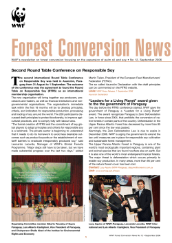 Second Round Table Conference on Responsible Soy