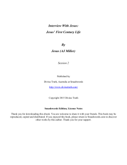 Interview With Jesus