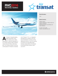 AIR TRANSAT.indd - Rendez